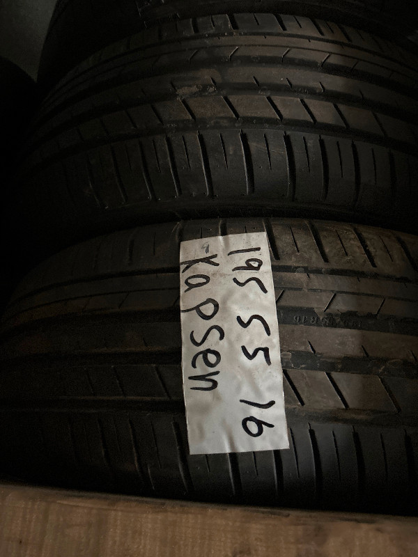 2 x 195/55r16 pneus été dans Pneus et jantes  à Longueuil/Rive Sud