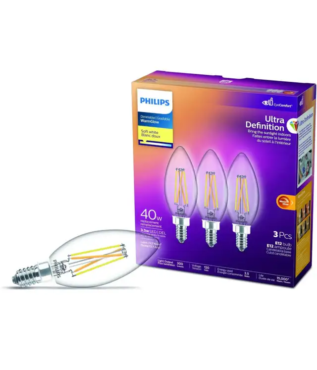 Philips Ultra Definition LED 40W Chandelier CanBase Soft White in Indoor Lighting & Fans in City of Toronto - Image 2