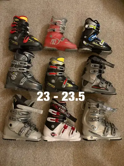 $10 Kids Ski Boots sizes 19 - 24.5, View more