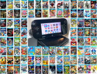500GB  Nintendo Wii U ⎮ MOD w/ 110+ WII   U GAMES !