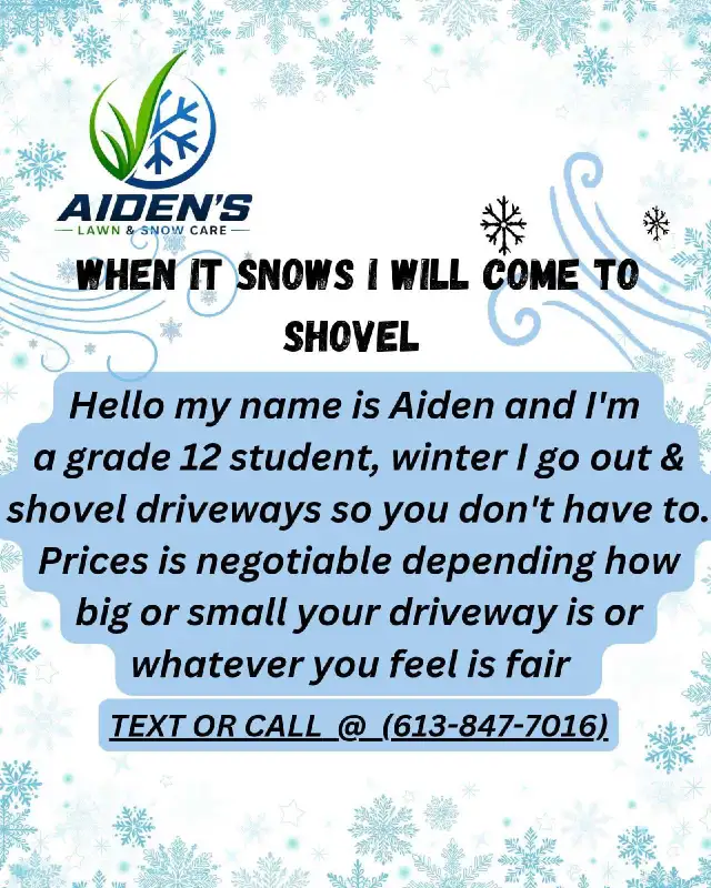 Snow removal 