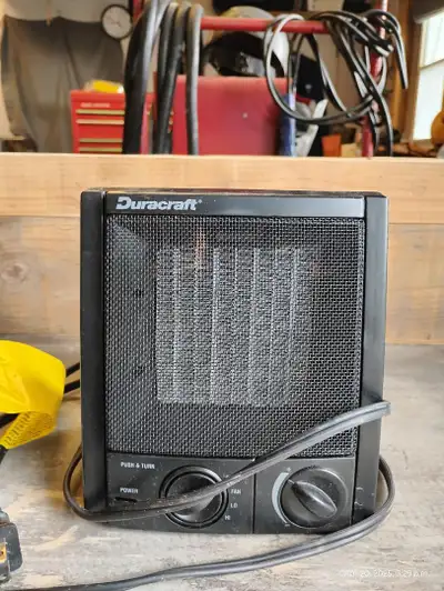 Small room heater works great does the job. $10