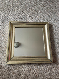 framed mirror 16”x16”