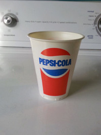 Verre en plastique Pepsi-Cola, verre pepsi vintage en plastique