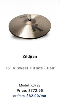 Zildjian K Cymbals  