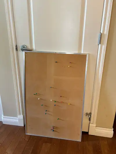 Large cork board in functional condition , View more
