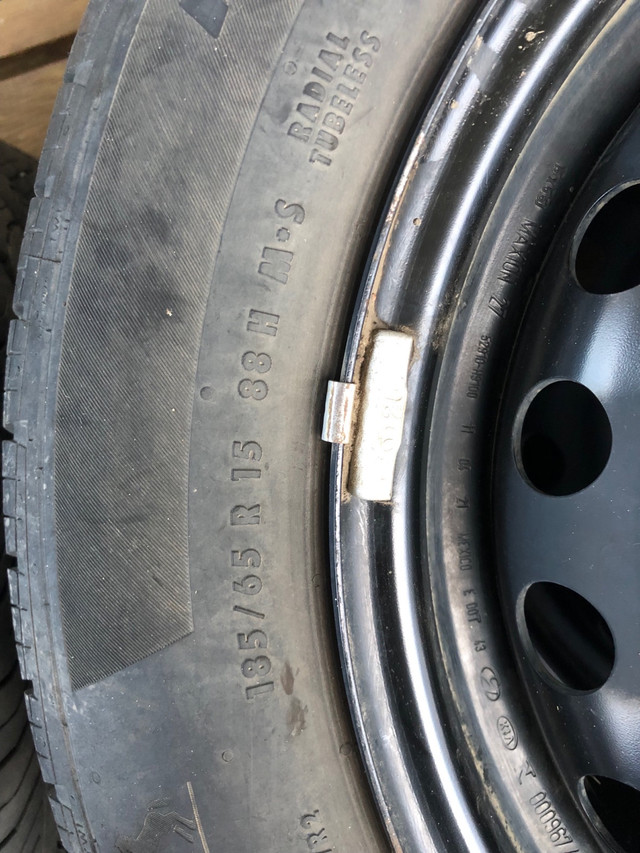 4 Tires and Rims -  185/65 R15 in Tires & Rims in Thunder Bay - Image 3