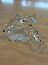 Swarovski Crystal Figurine “School of Fish” #7644057 (ad 37)
