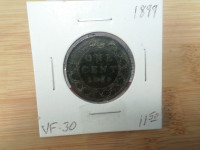 1899 Canada one cent VF-30 coin!!!