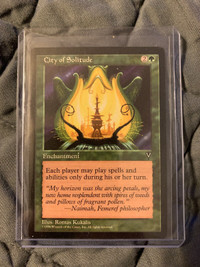 MTG City of Solitude Card from Visions.  Magic the Gathering 