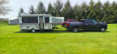 2015 ROCKWOOD (FOREST RIVER) 2716G OUTDOOR KITCHEN! Already set up and rain and snow tested. No leak...
