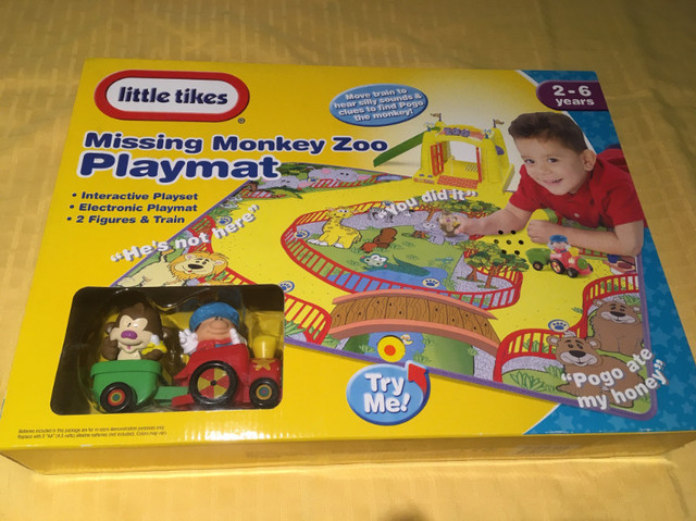 Little Tikes *Missing Monkey Zoo* Playmat - SEALED dans Jouets  à Ville de Montréal