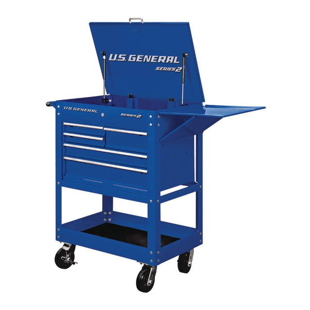 Us General 30 Inch 5 Drawer Mechanics Tool Cart Blue New In Box dans Autre  à Région de Windsor - Image 2