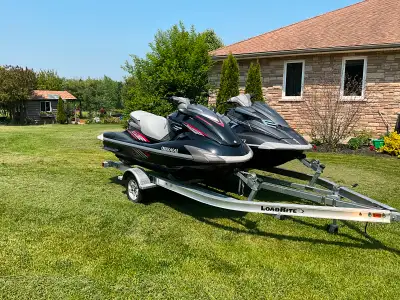 A 2012 YAMAHA FX CRUISER WITH ONLY 110 HOURS A 2009 YAMAHA FX SHO FZS WITH ONLY 75 HOURS BOTH MOTORS...