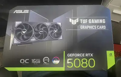 Brand New ASUS TUF Gaming GeForce RTX 5080 16gb, View more