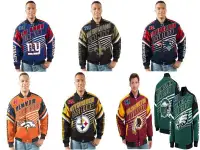 G-III Sports Men's NFL Linebacker Twill Jackets