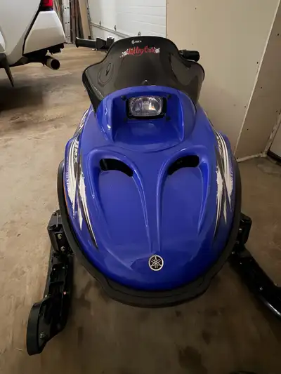 Great snowmobile for sale. Runs perfect, always stored inside, will start of the first pull. My kid...