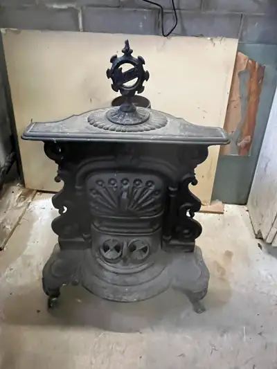 Vintage Acme Cast Iron Stove, View more
