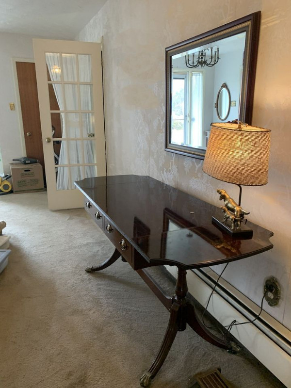 Drop-Leaf Hallway Table and Mirror in Other Tables in Bedford - Image 3