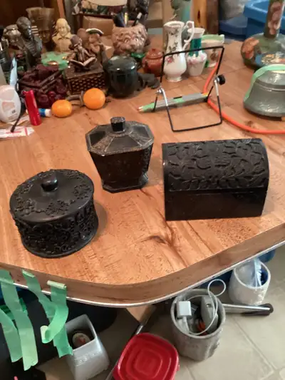 3 trinket boxes , View more
