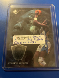 Michael Jordan NBA SP Carolina 1998 Phi Beta #J20 Showcase 267