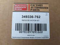 349336-762, HC21ZE126A, HC21ZE126 Carrier Inducer Motor assembly