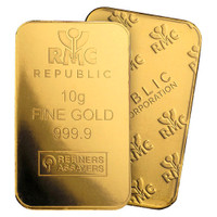 Random Gold bar in assay 10 gram 24k .9999