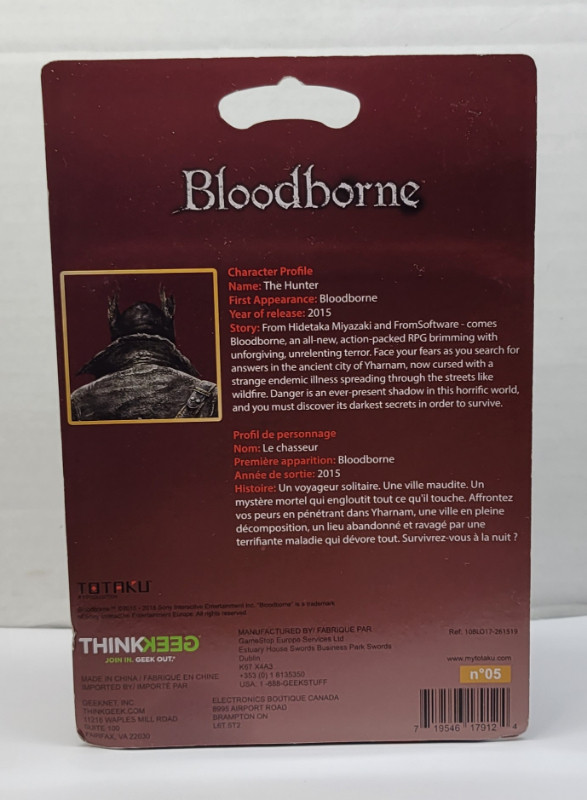 Totaku Collection Bloodborne The Hunter Action Figure in Toys & Games in Windsor Region - Image 4