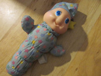 PLAYSKOOL Hasbro GLO WORM Gloworm Vintage 1988 Toy Doll