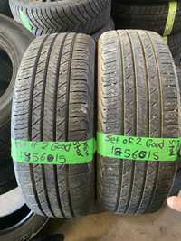 Set of 2 185 60 15 GTR max tour Allseasons tires $140 installed 