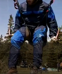 Sky Paragliders XL Flight Suit in Two tone Blue