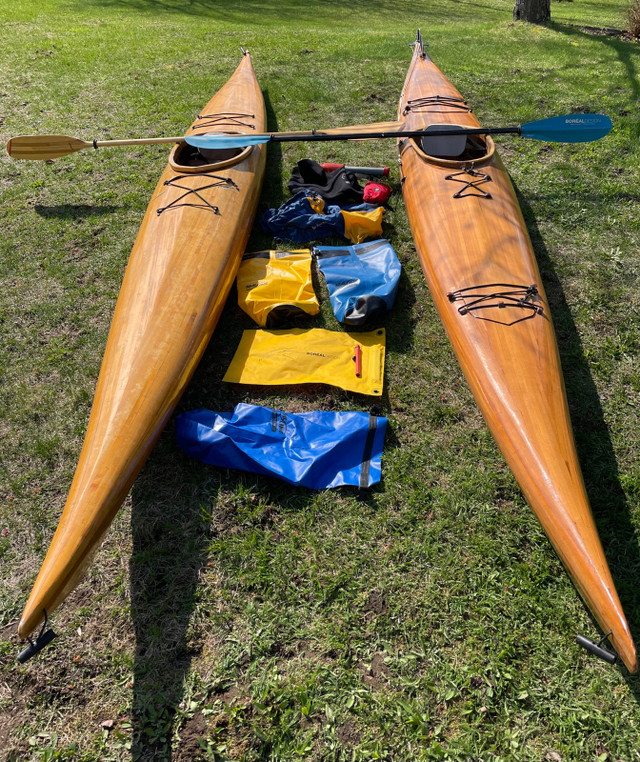 Kayaks en cèdre dans Canots, kayaks et rameurs  à Sherbrooke - Image 2