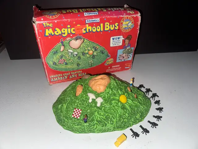 Vintage Magic School Bus Imagine That Amazin Ant Hill62863268026753122