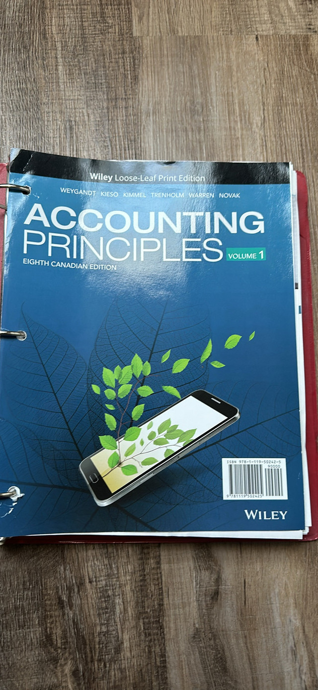 Accounting principles volume 1, 8th edition  in Textbooks in La Ronge