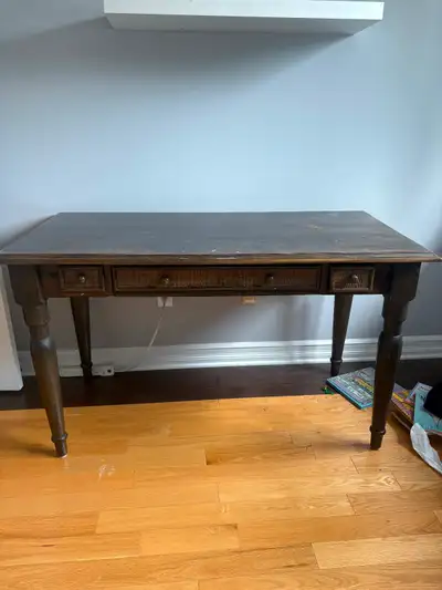 Free desk, mirror, candles, small table, View more