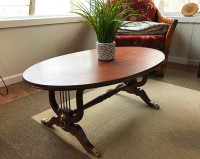 Vintage Walnut Coffee table -Restored