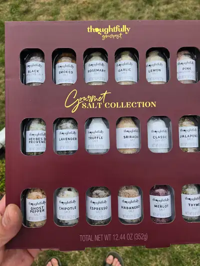 Thoughtfully Gourmet Seasoning Salt Collection Gift Set 18 pack, View more
