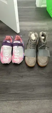 Human race NMD and Yeezy 750 Gum