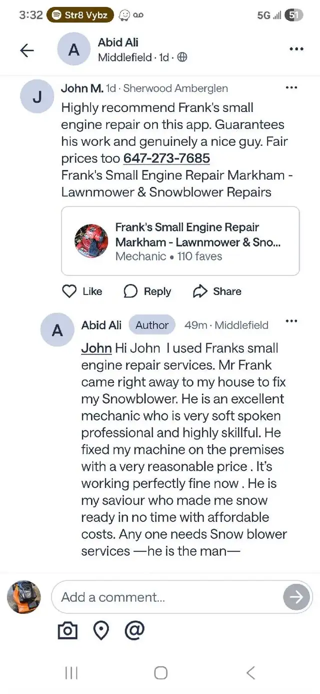 $100 Snowblower Repairs Markham in Snowblowers in Markham / York Region - Image 3