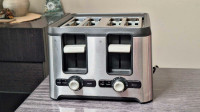 [LIKE NEW/BARELY USED] Oster 4 Slice Toaster (Stainless Steel)