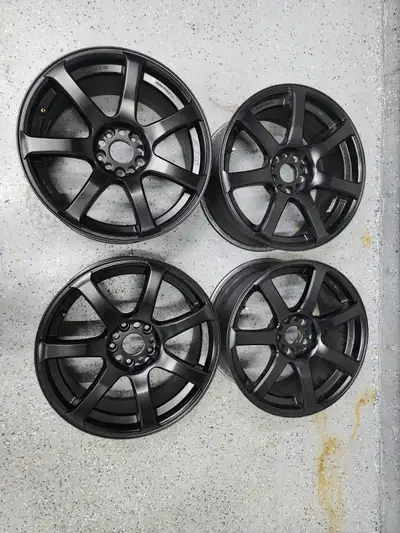 Work Wheels XT7 Black 18x8.5 +38 set of 4, View more