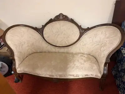 Great Condition 17th Century love Seat.