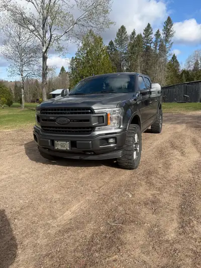 2019 f150 xlt 5.0 good condition borla exhaust 35 mud grapps 2 inch spacers rough country leveling k...