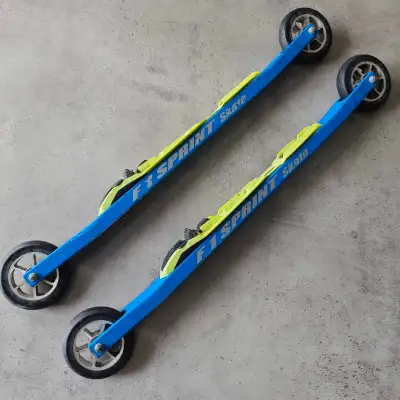 F1 Sprint Skate roller skis with NNN Fisher bindings, View more