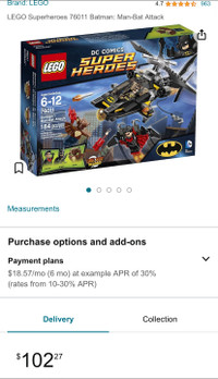 Lego Batman Man-Bat Attack 
