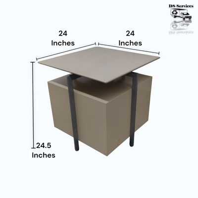 Vintage Mid Century Modern End Table Retro Accent Stand K8479, View more