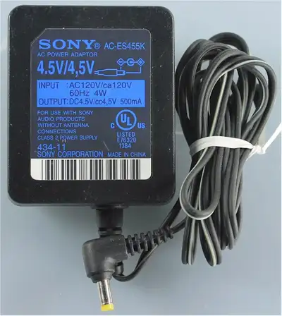 Sony 4.5V power adapter, View more
