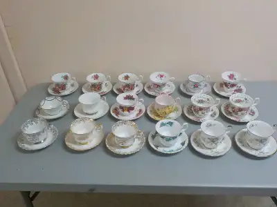 Royal Albert, Paragon And Aynsley Bone China Cups And Saucers, View more