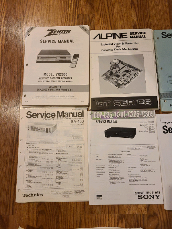 Electronic Service Manuals in General Electronics in Mississauga / Peel Region