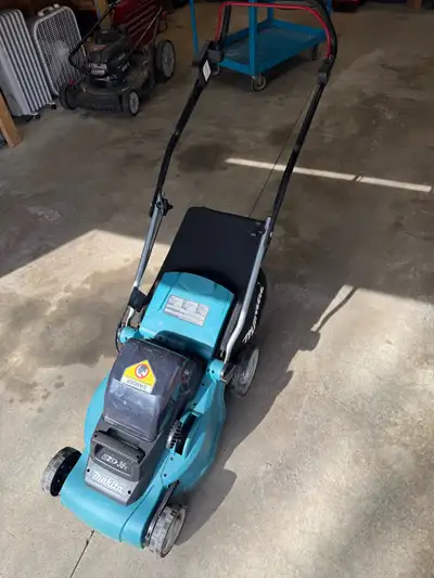 36V Makita cordless lawnmower - tool only, View more